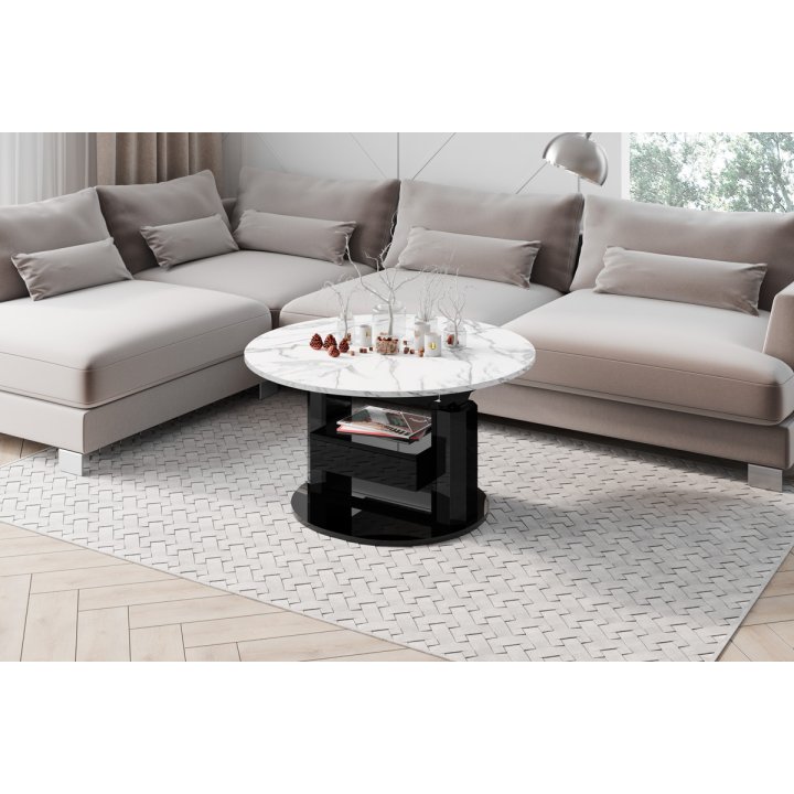 Ławostół Primo Max Venatino Dark Hg+Biały Super Print (Hg/Mat)